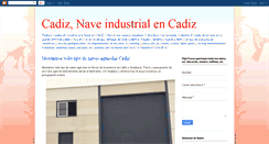 Desktop Screenshot of cadiz.naveindustrialmadrid.com