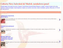 Tablet Screenshot of cubierta.naveindustrialmadrid.com